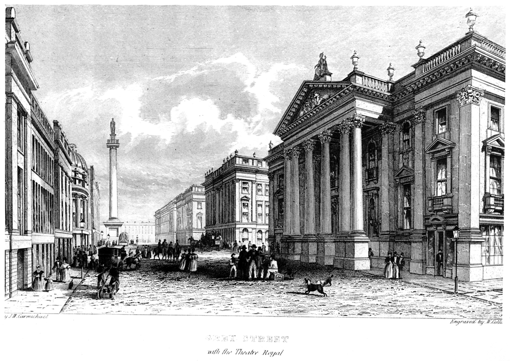 Grey Street with the Theatre Royal